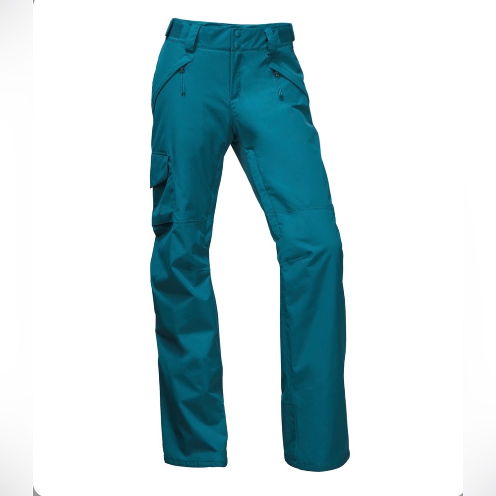 North Face Teal Ski Pants